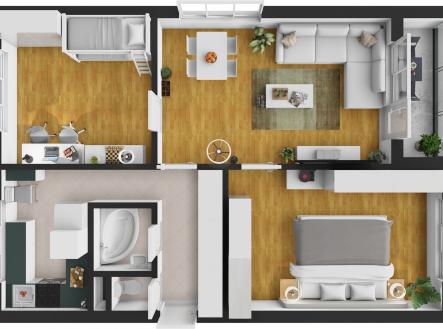 Prodej bytu, 3+1, 73 m²