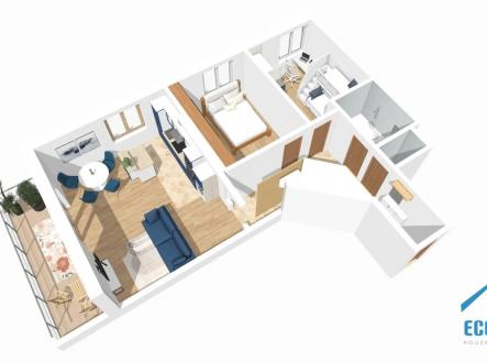 Pronájem bytu, 3+kk, 78 m²