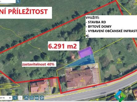 Prodej - pozemek pro bydlení, 6 291 m²