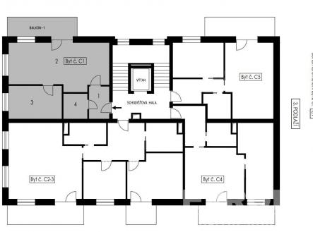 Prodej bytu, 2+kk, 65 m²