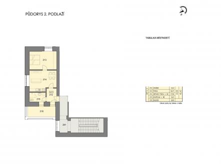 Prodej bytu, 2+kk, 45 m²