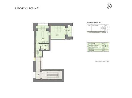 Prodej bytu, 2+kk, 50 m²