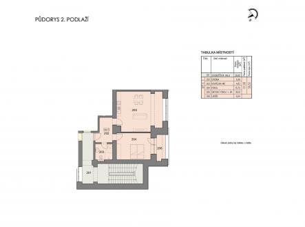 Prodej bytu, 2+kk, 59 m²