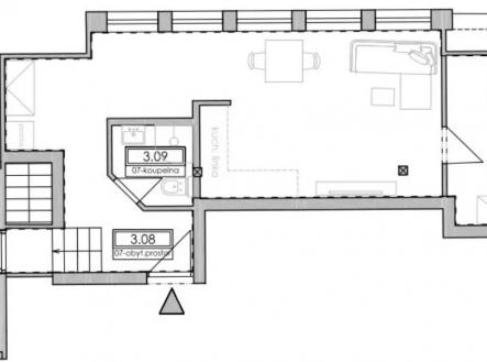 Prodej bytu, 3+kk, 57 m²