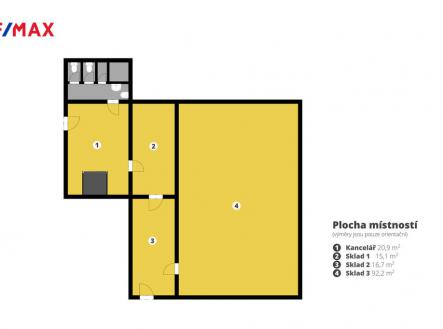 Pronájem - obchodní prostor, 150 m²