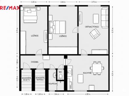Prodej bytu, 3+1, 186 m²