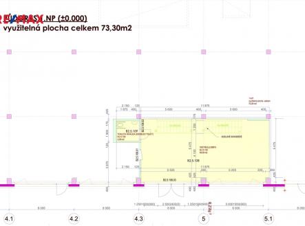 Pronájem kanceláře, 289 m²