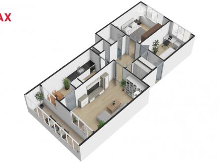 Prodej bytu, 3+1, 72 m²