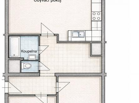 Pronájem bytu, 3+kk, 75 m²