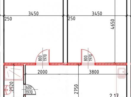 Pronájem bytu, 2+1, 50 m²