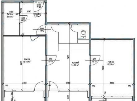 Prodej bytu, 2+1, 58 m²
