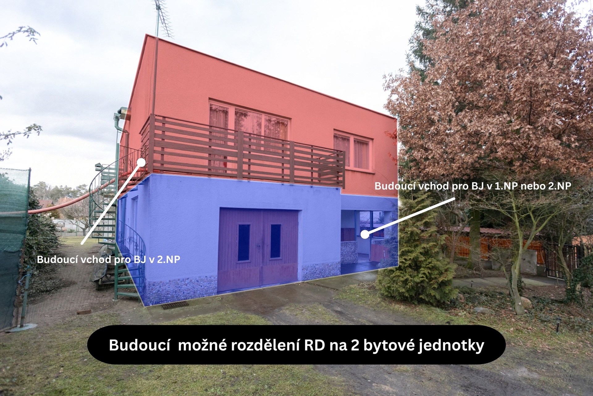 Vizualizace RD na pozemku 7,5 x 13m-4