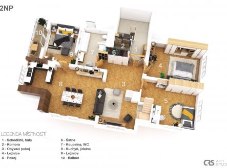 Prodej bytu, atypický, 209 m²