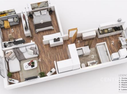Prodej bytu, 3+1, 58 m²