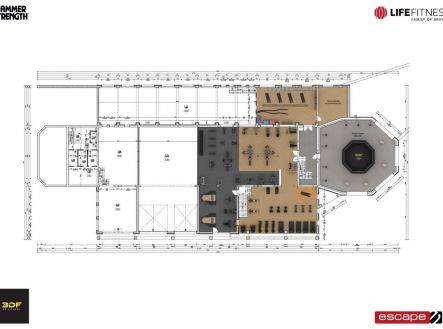 Pronájem - jiné, 1 045 m²