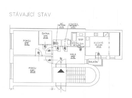 Prodej bytu, 2+1, 78 m²