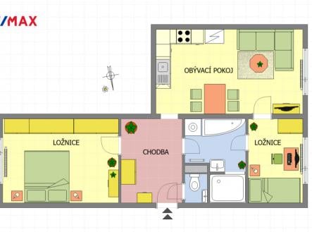 Prodej bytu, 3+kk, 59 m²