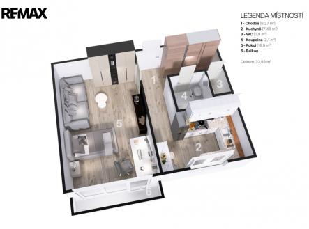 Prodej bytu, 1+1, 36 m²