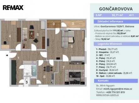 Prodej bytu, 4+1, 111 m²
