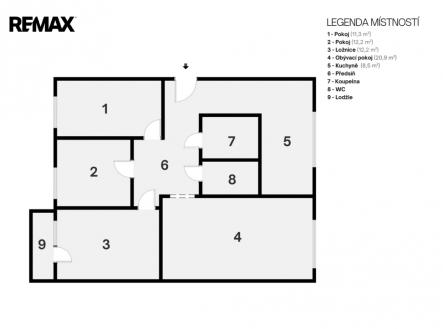 Prodej bytu, 4+1, 80 m²