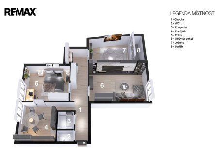 Prodej bytu, 3+1, 74 m²