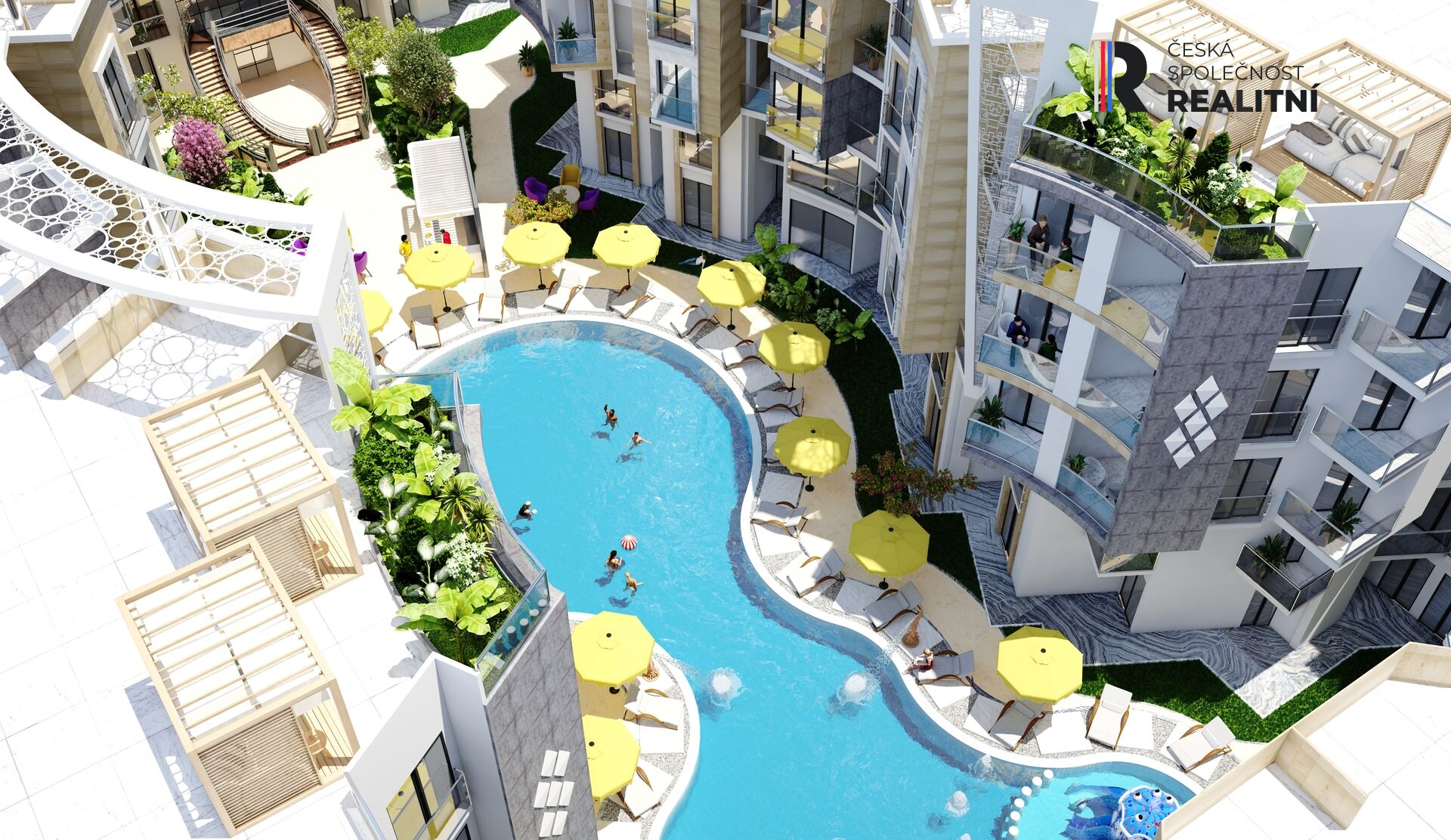 Prodej bytů v krásném  novém resortu, bazén 5 minut od El Gouna,Hurghada
