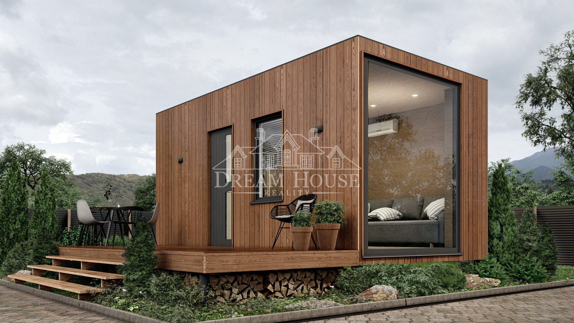 Prodej modulového domu 6 x 3,5 m, 21 m2, Karlovy Vary, obec Hájek 