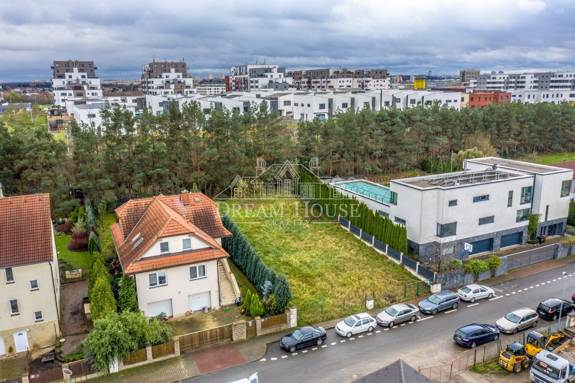 Prodej stavebního pozemku, 932 m2, Praha 10 - Štěrboholy, zasíťovaný