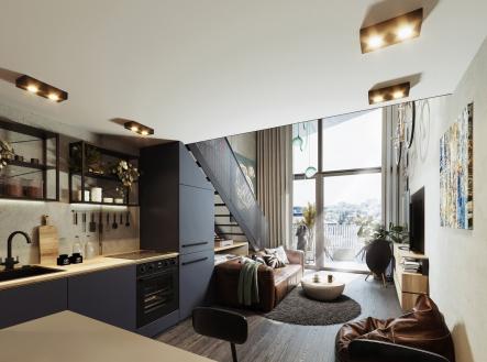 Prodej bytu, 2+kk, 43 m²