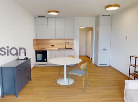 Pronájem bytu, 1+kk, 34 m²