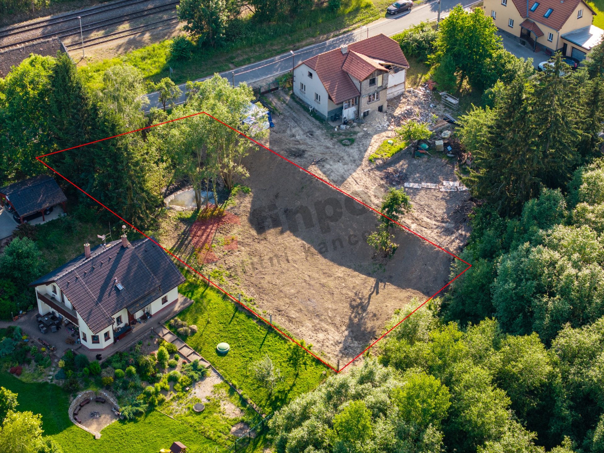 Prodám stavební pozemek 1000 m2 v Lísku, okr. Benešov