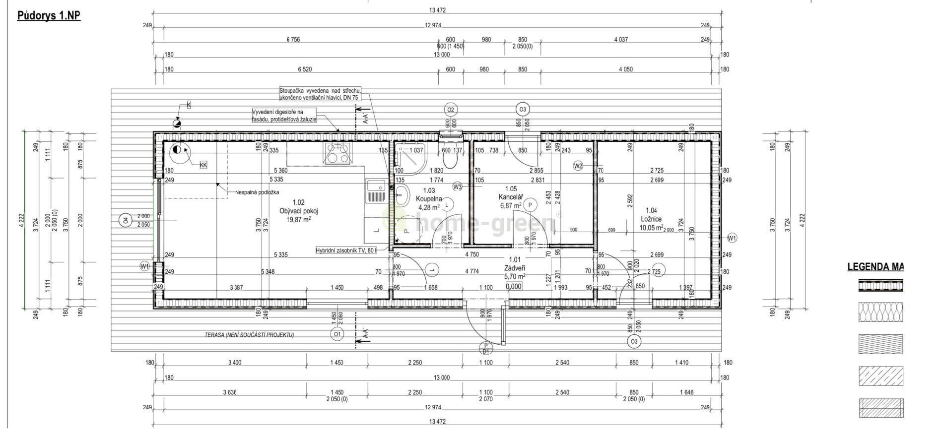 Prodej stavebního pozemku - 478 m2, Veverské Knínice, Brno-venkov