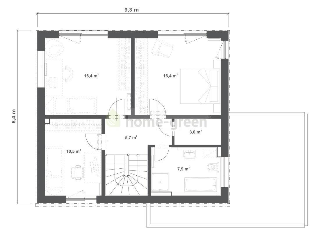 RD na klíč 5+KK-121 m² na pozemku 800 m²,Veverské Knínice, Brno - venkov