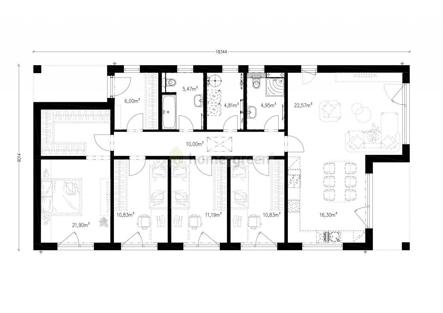 RD na klíč 5+1-124 m² na poz. 800 m²,Veverské Knínice, Brno - venkov