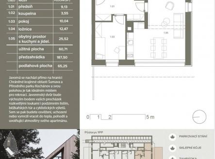 Prodej bytu, 3+kk, 65 m²