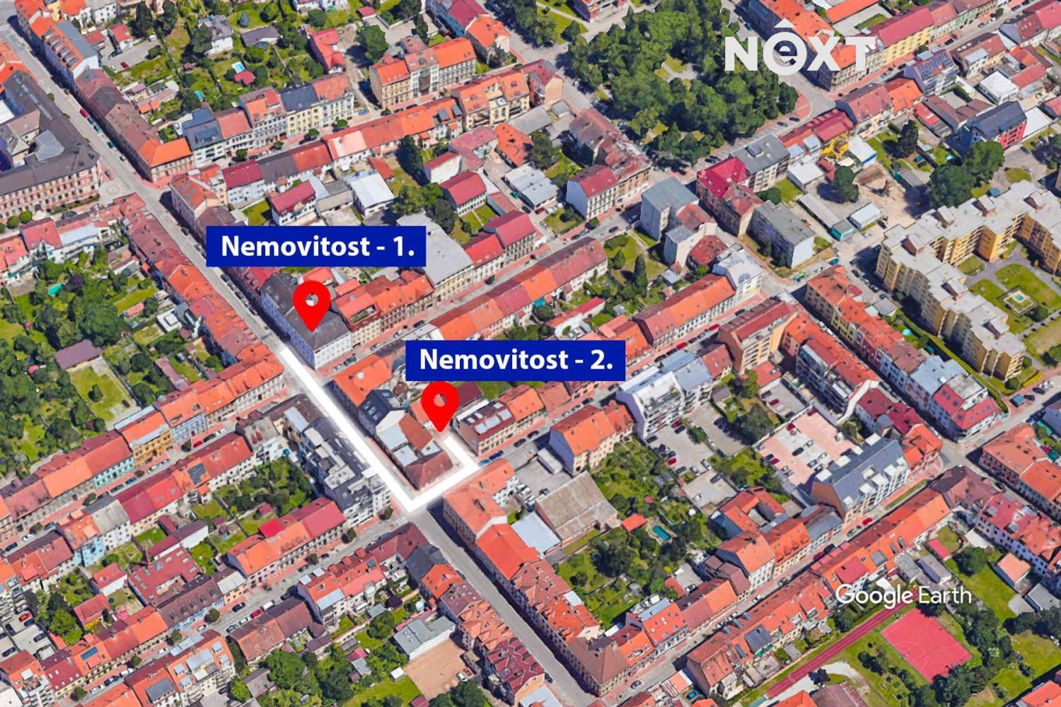 Prodej komerční Činžovní dům, 784㎡