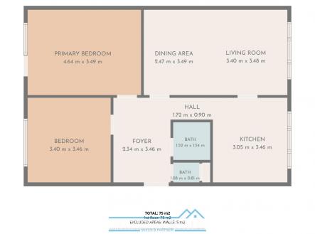 Prodej bytu, 3+1, 71 m²