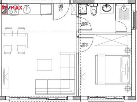 Prodej bytu, 2+kk, 45 m²