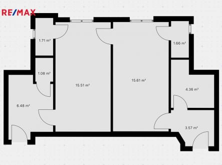 Prodej bytu, 2+kk, 50 m²