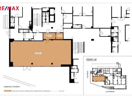 Pronájem - obchodní prostor, 151 m²