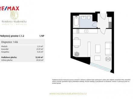 Prodej bytu, 1+kk, 32 m²