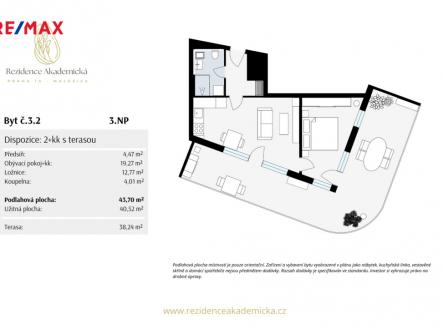 Prodej bytu, 2+kk, 72 m²