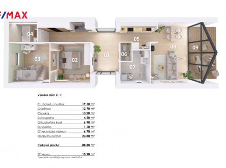 Prodej domu/vily, 89 m² obrázek