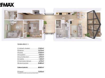 Prodej domu/vily, 89 m²