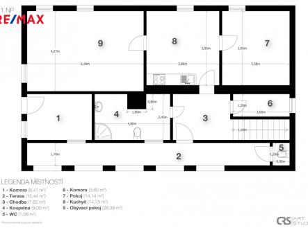 Prodej nájemního domu, 282 m²