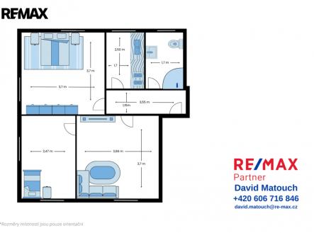 Prodej bytu, 3+1, 49 m²