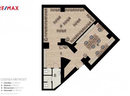 Prodej obchodní prostor, 100 m²