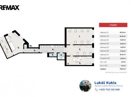 Pronájem obchodní prostor, 78 m²