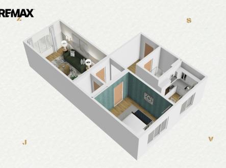 Prodej bytu, 2+1, 55 m²