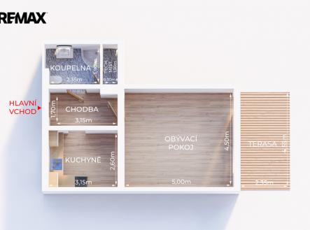 Prodej bytu, 1+1, 41 m²